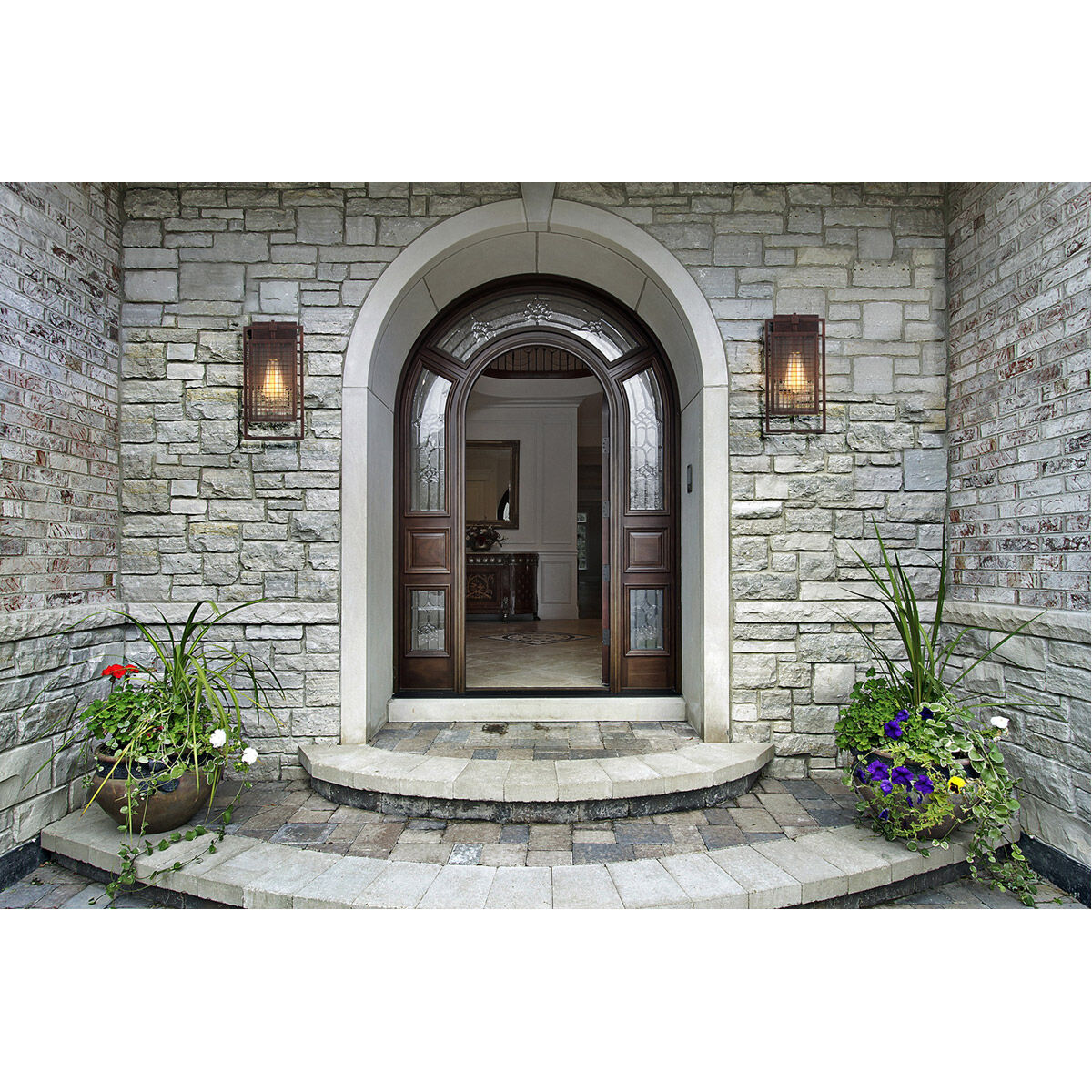 Garraux 1 Light 6.5 inch Rust Wall Sconce Wall Light